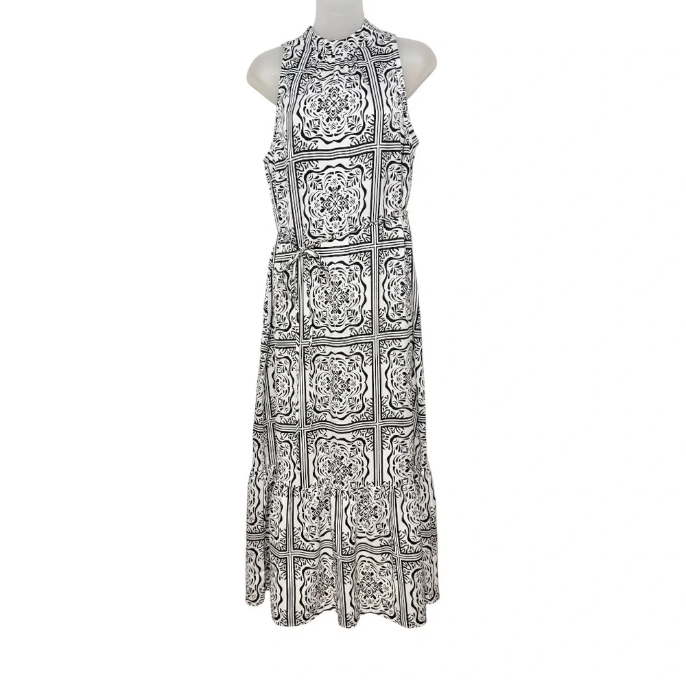 LOFT Tiered Halter Dress - Picture 4 of 7